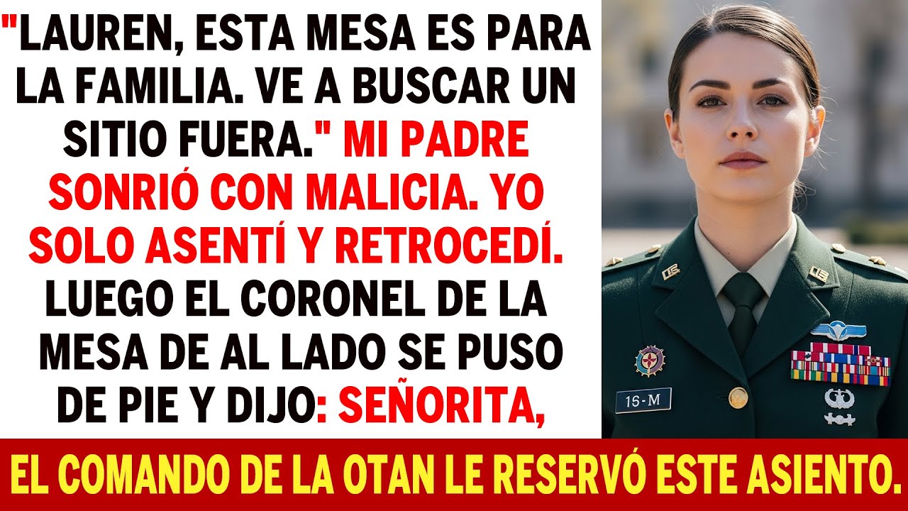 Mi Padre Me Humilló En La Boda De Mi Hermana, Hasta Que El Mando De La Otan Me Dio Mi Lugar.