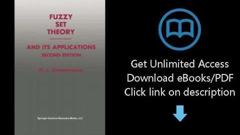 Fuzzy Set Theory  and Its Applications