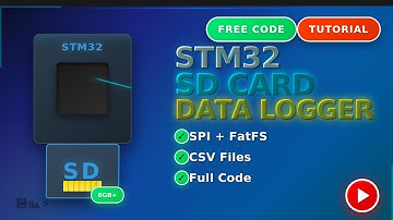 STM32 SD Card Data Logger Project | Save Sensor Data with FatFS Library | Complete Tutorial Hindi