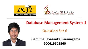 Data Base Task 06 | Write an Update Query Statement| 1st Year | Java Institute | Gamitha