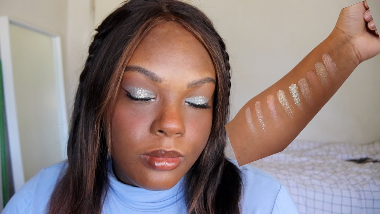 UNLEASHA GLITTERPEDIA EYE PALETTE SWATCHES & REVIEW