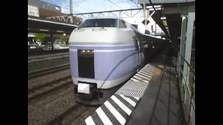 E351系　特急スーパーあずさ19号松本行　甲府発車