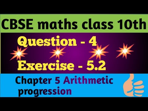 CBSE maths class 10th chapter 5 Arithmetic progression question 4 of ...