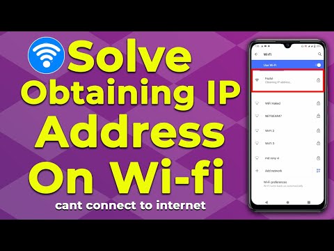 How to Solve Problem of Obtaining IP Address On Wifi in Mobile|How to fix cant connect to internet