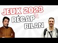 Retours et bilans des jeux de 2023  quels sont nos top et flop  jdr