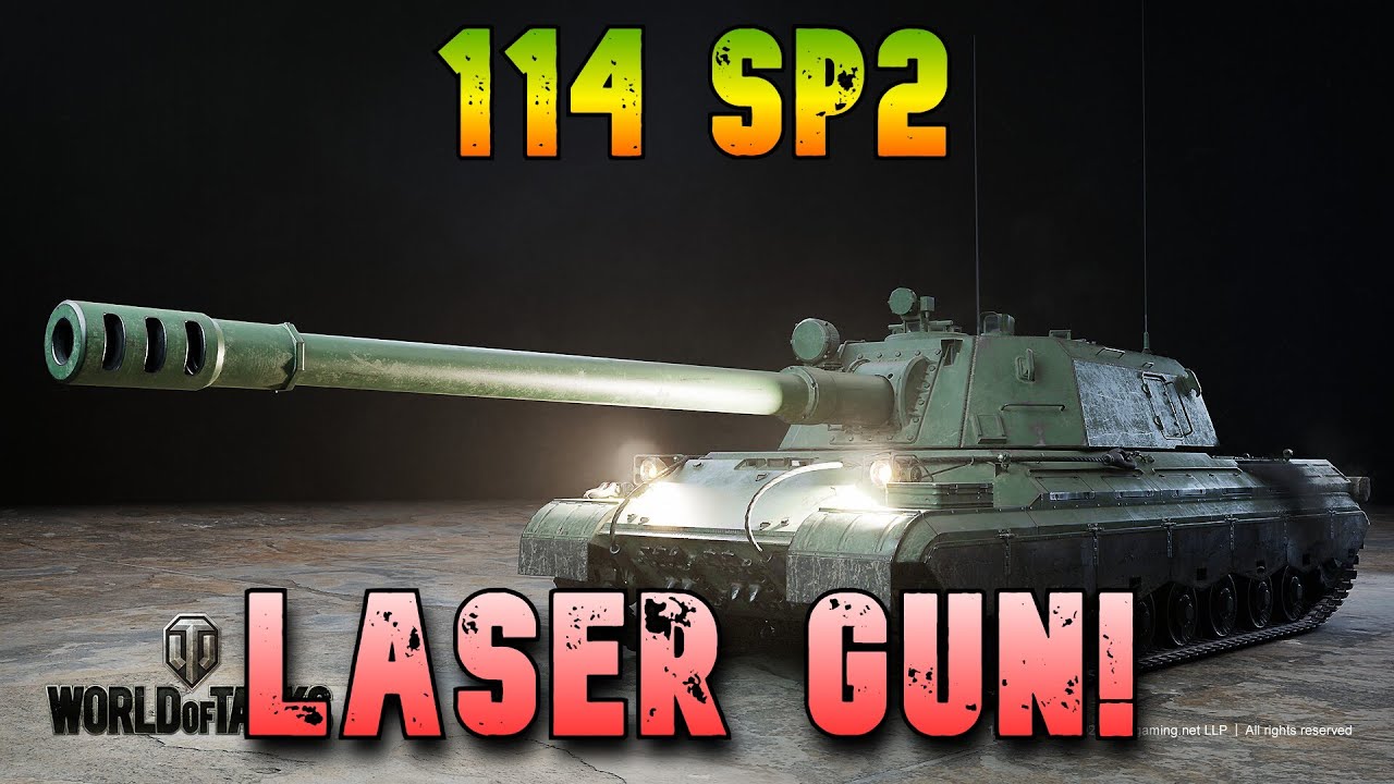 114 SP2 Laser Gun! ll Wot Console - World of Tanks Modern Armor