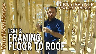 Framing (walls, floor and roof): Renaissance Project House - Part 3