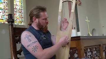 Germanic Lyre Tutorial- block and strum