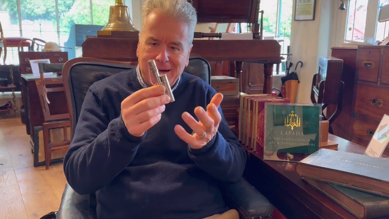 A small, antique Portable Candlestick. - YouTube