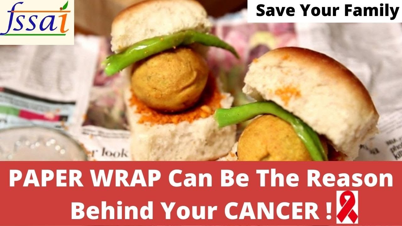 Food Wrapped In News Paper | UnHealthy { FSSAI }