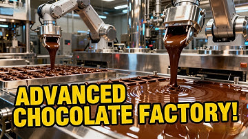 Inside the World’s Most Advanced Chocolate Factory. #factoryprocess 