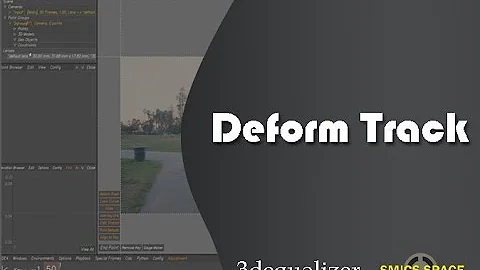 DeformTrack in 3DEqualizer#SMICS space.