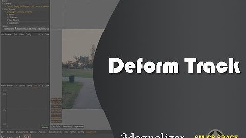 DeformTrack in 3DEqualizer#SMICS space.