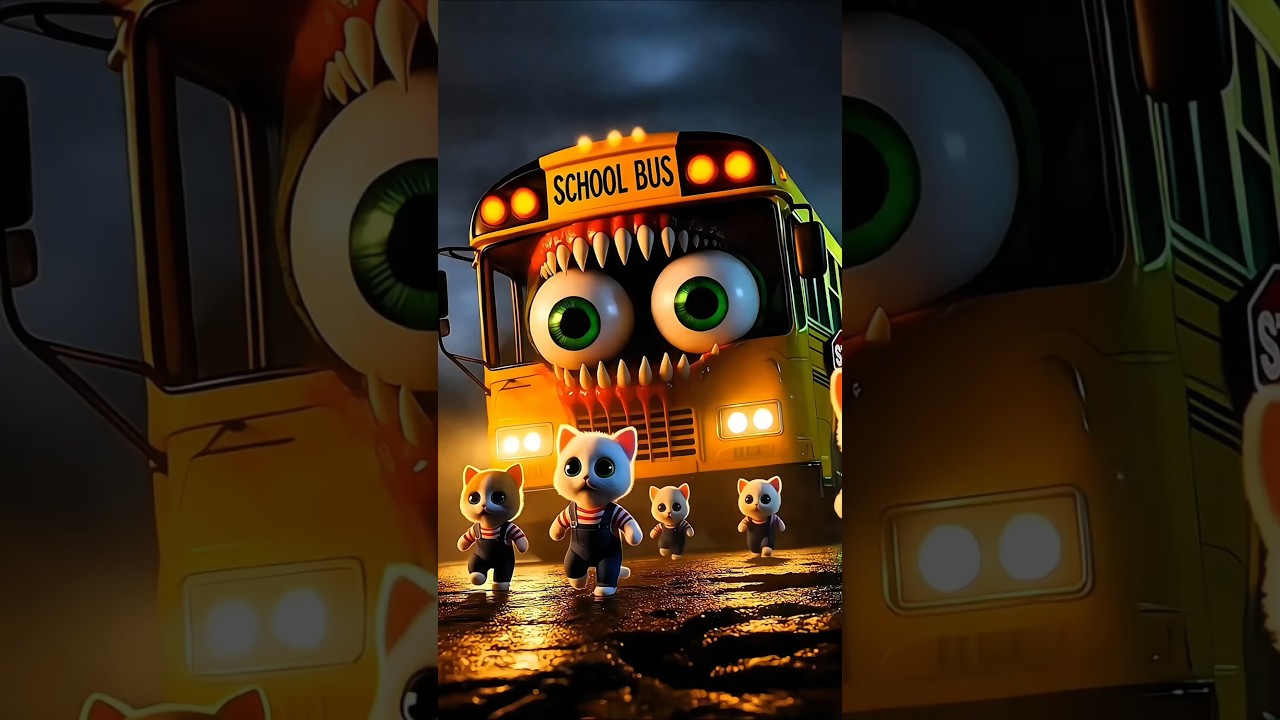 Mutant Bus Vs Baby Kitten!😱 