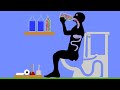 【Algodoo】Toilet While Eating Cereal 2.　シリアルを食べながらトイレをする人 2