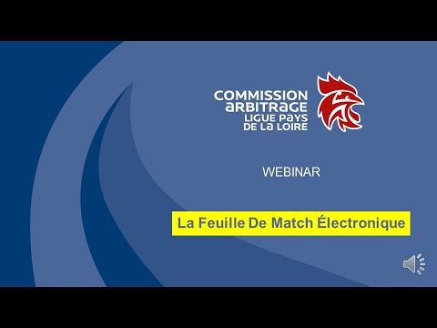 La Feuille de Match Electronique (FDME)