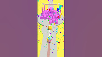 Colour ball gameplay walkthrough 🔥 level 21 complete # iOS Android #shorts