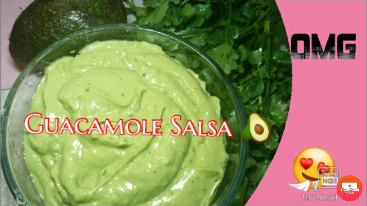 Guacamole/Salsa 🥑🌶️ Recipe for your Taco's 🌮💦 YouTube