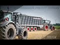 Was ein Fuhrpark! GPS Häckseln XL - Krone Big x 1180 und schwarze Fendts bei M&H Agrar! JP Agrar