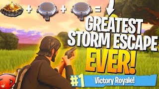 Is This The GREATEST Storm Escape Ever?! - PC Fortnite Solos Victory Royale!