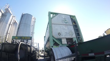 Unloading A ISO Container by Air.