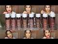 DOSE OF COLORS Liquid Lipstick Swatches!!