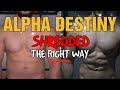 185 to 145 Natural Transformation || Fluffy To Shredded Done Right