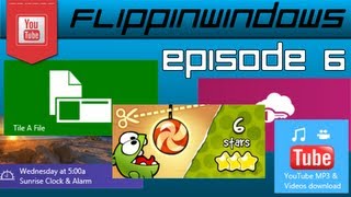 WIN8 | Whats on my Start Screen Ep. 6
Featured Apps are:
Sunrise Clock
Tile A File
Product Key
YouTube MP3 & Video Downloader
Cut the Rope
Take a Second to Subscribe and Thumbs up if youre continuing to enjoy my videos.
Google+: https://plus.google.com/i/-j22pyjMW9Q:qwccVJEUTxM
Facebook: http://www.facebook.com/Joshua.Flippinwindows
Twitter: https://twitter.com/#!/Flippinwindows
Battlefield 3: http://battlelog.battlefield.com/bf3/user/flippinwindows/
Steam: http://steamcommunity.com/profiles/76561198016937870/ WIN8 | Whats on my Start Screen Ep. 6