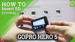 Insert Micro Sd In Gopro Hero 5 Black Open Sd Card Slot Youtube