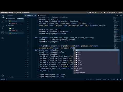Python/Kivy POS System Part 4:Admin Dashboard(Part 17)