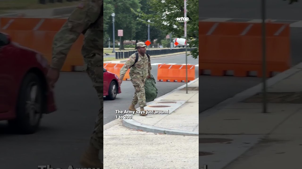 National Guard Members Report To DC Armory Under Trump S Emergency Declaration