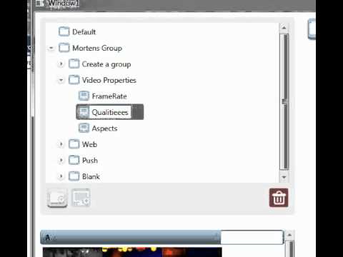 Edit labels in tree view