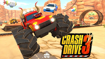 New Open world Multiplayer car game - Crash Drive 3 Android iOS gameplay