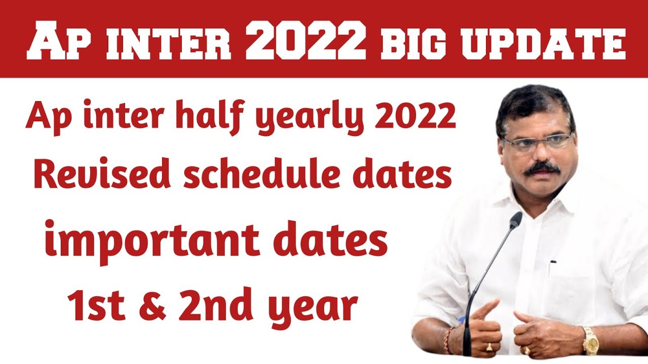 ap inter half yearly exam 2022 ✅ Ap Inter 2022 Big update