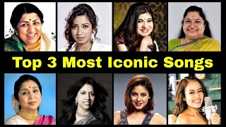 Top 3 Iconic Songs By Each Singers #5 || MUZIX