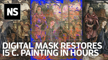 Centuries-old painting restored using a digital mask in hours