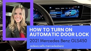 Turn on Automatic Door Lock on Mercedes Benz MBUX screenshot 5