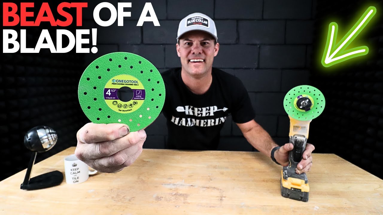 Это настоящий зверь! Зелёный алмазный диск для вашей шлифовальной машины!