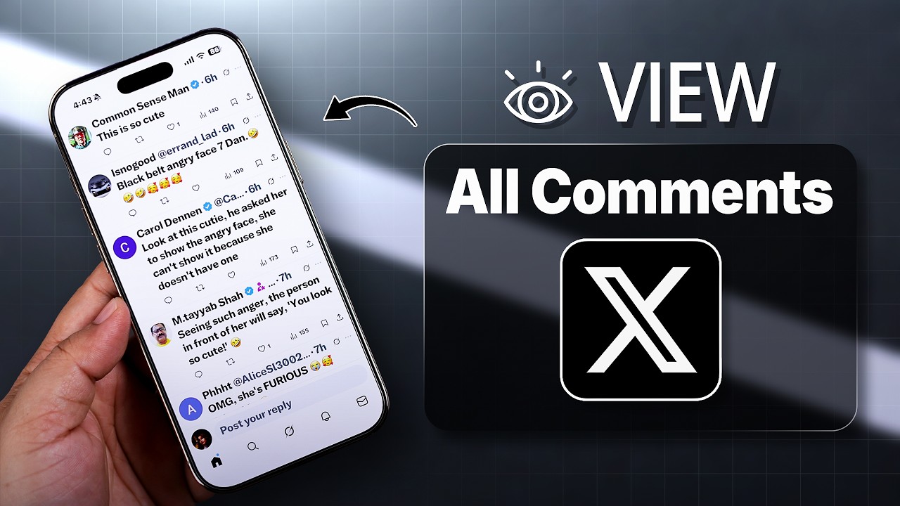 How to See Comments on X/Twitter Post! [View Replies] - YouTube