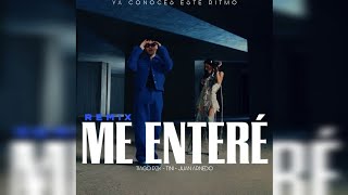 Video thumbnail of "Tiago Pzk, TINI - Me Entere (REMIX) - Juan Arnedo"