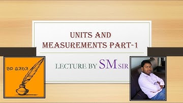 Physics: Units and Measurements For Class 11 (Part1) Lecture in Bengali | WBHS | WBJEE