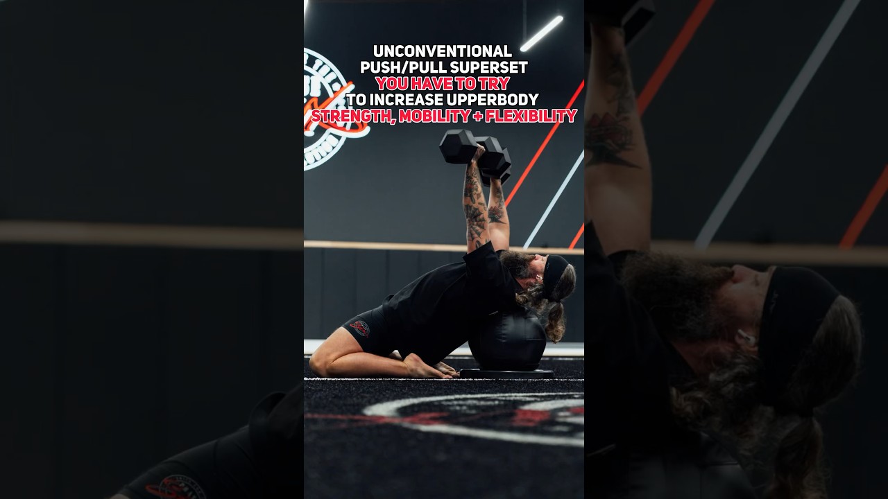 Build unconventional strength, mobility + flexibility with this superset? 