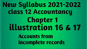 12th Accountancy-Chapter 1(illustration 16&17)