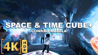 This Is Mall Of Asias Newest Immersive Attraction Space  Time Cube At Conrad Manila  Philippines