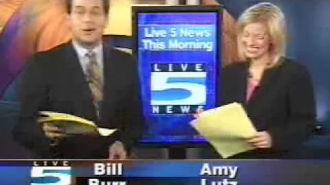 Amy Lutz Falls off her box