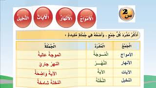 اللغة العربية للصف الخامس الابتدائي 2