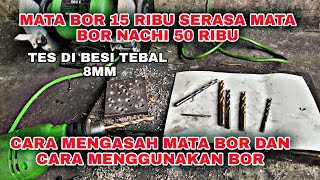 CARA MENGASAH MATA BOR BESI SUPAYA TAJAM