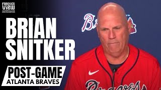 Brian Snitker Reacts to Miami Marlins Hitting Ronald Acuna & Lopez Ejection: 