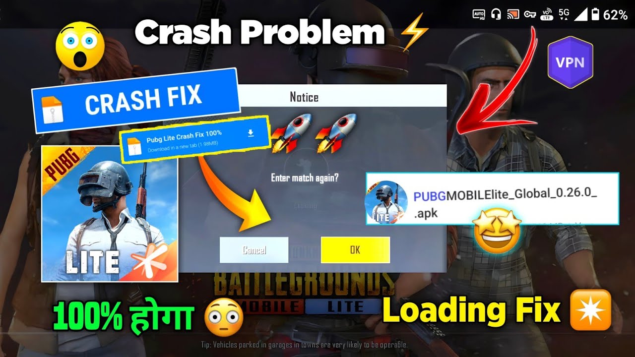 😱Pubg Mobile Lite Crash Problem Fix Pubg Lite New Update 🤩 Pubg Lite