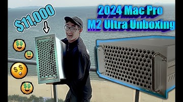 Mac Pro Rack-mount M2 Ultra 2024 | 192 GB Unboxing | $11000 DOLLAR MAC PRO at FOUR SEASONS HOTEL!?